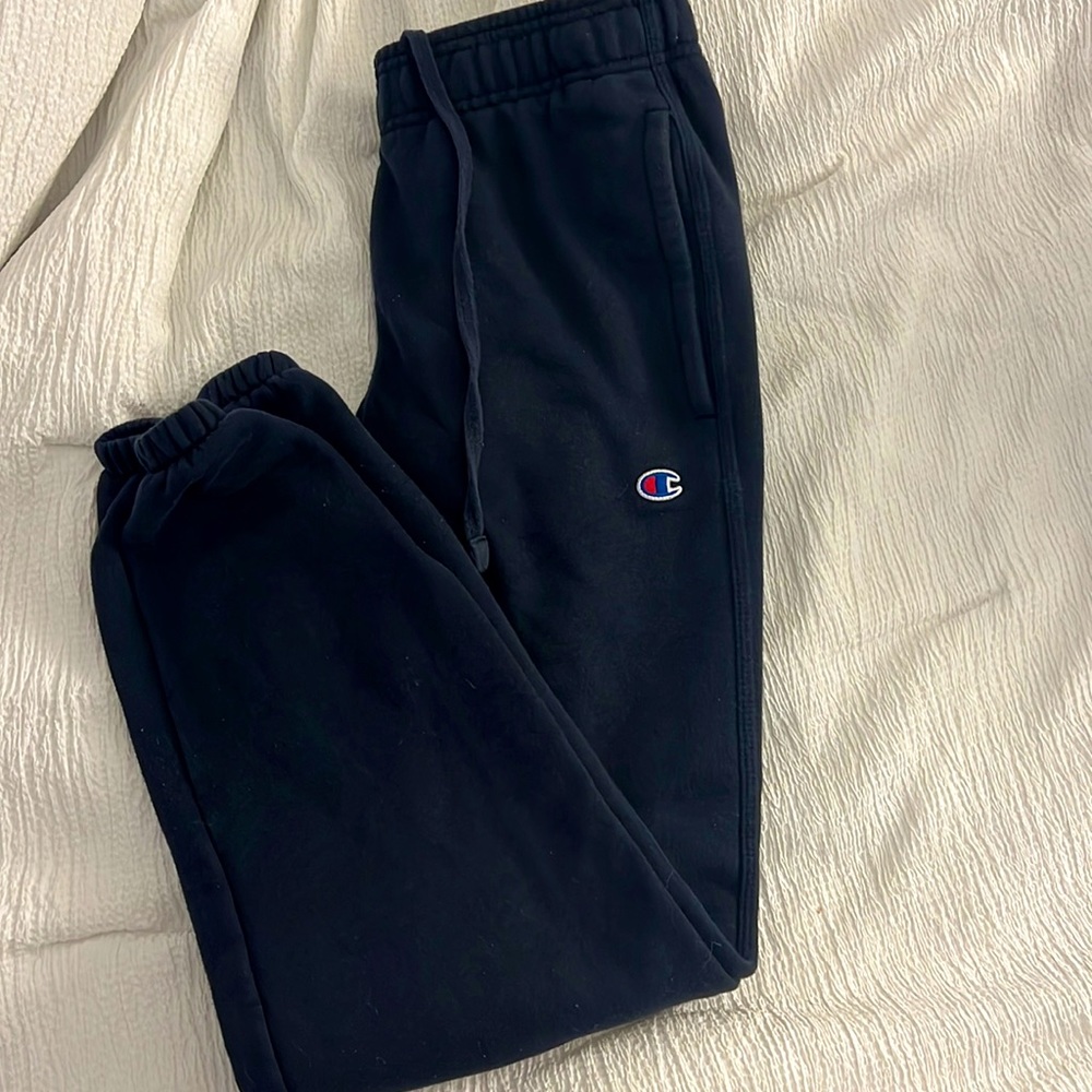 navy champion sweatpants